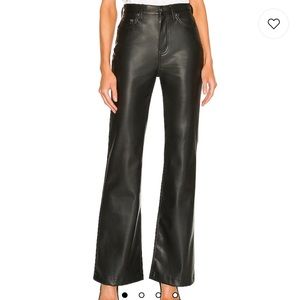 Pistola Stevie high rise leather pants